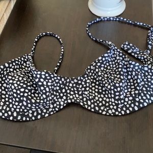 Black Bough Bikini Top